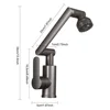 1080 Degree Swivel Faucet Rotating Faucet 2 Modes Mechanical Arm Kitchen Faucet Multifunctional Universal for Washing Hair/Face 6