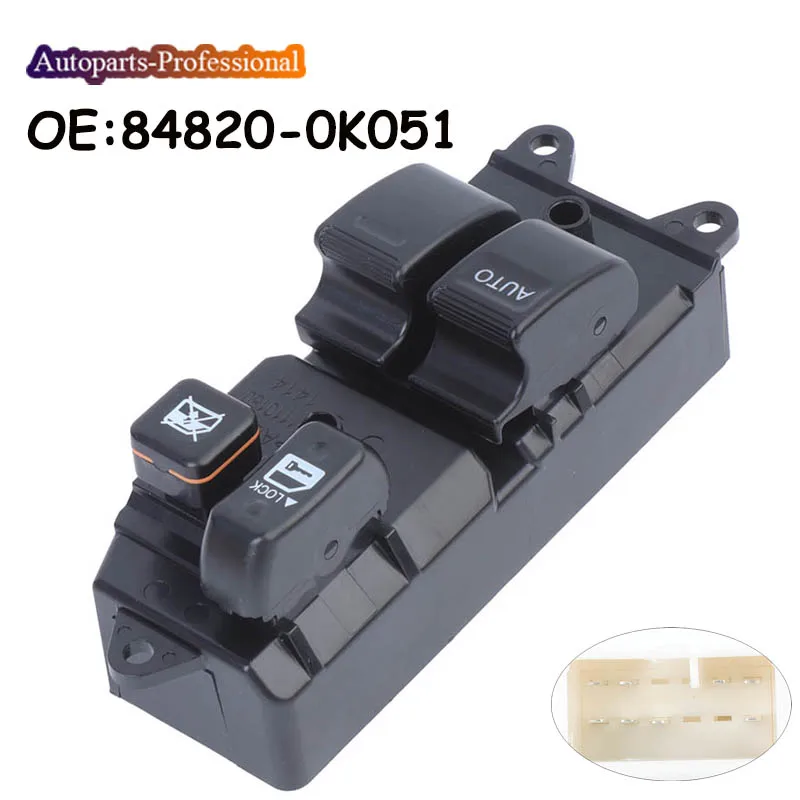 

Новый высококачественный автомобильный переключатель главного окна для Toyota Hilux 848200K051 84820-0K051