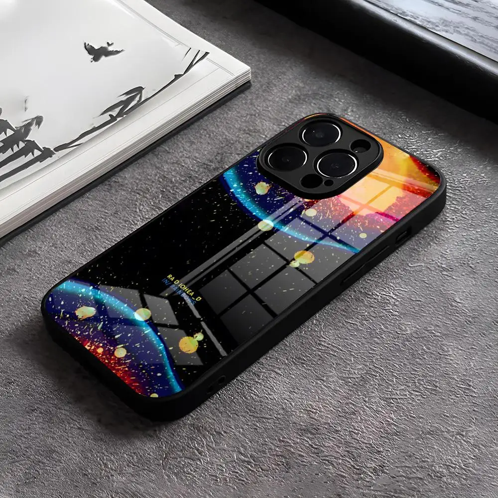 Rainbow Radiohead Band Glass Design Phone Case Cover