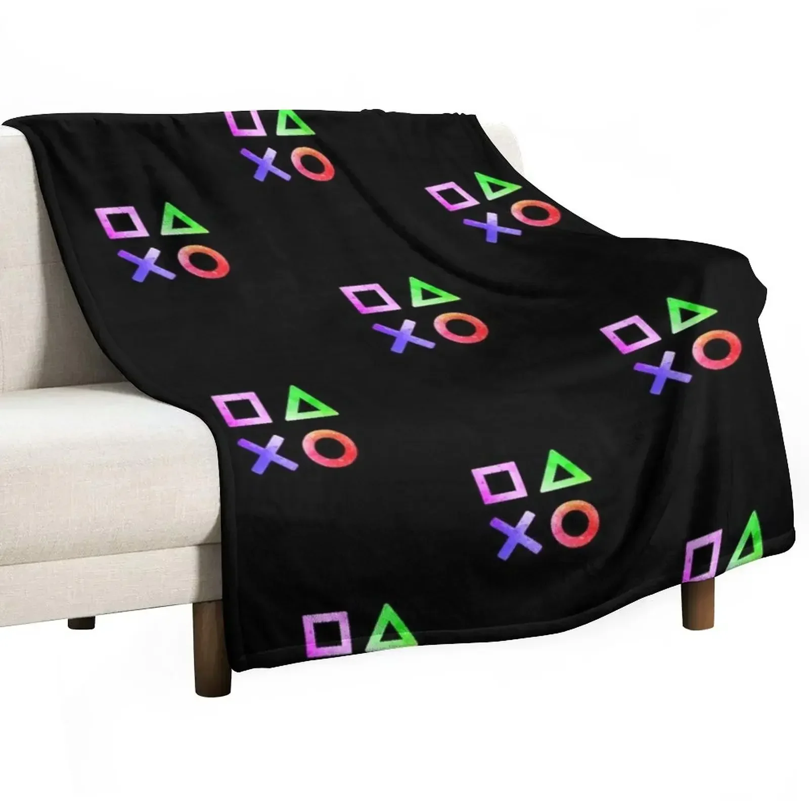 

Controller Buttons Throw Blanket Soft Beds Thins Heavy Blankets