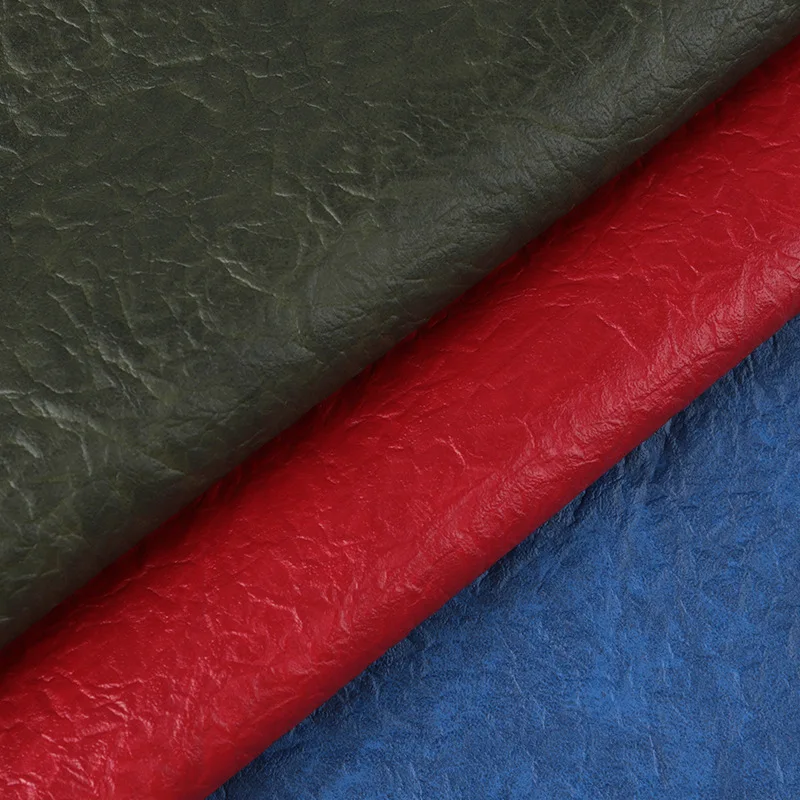 

Retro PU oil wrinkled leather Faux Leather Fabric Roll Dry skin for Making Crafts,Earrings, Bows,Sewing DIY Projects