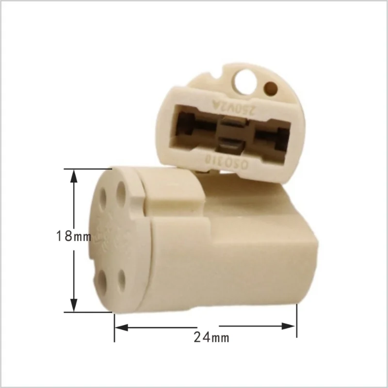 G9 Lamp Base Ceramic Connector Base Socket Lamp Holder 5pcs/lot For LED Halogen Bulb Light