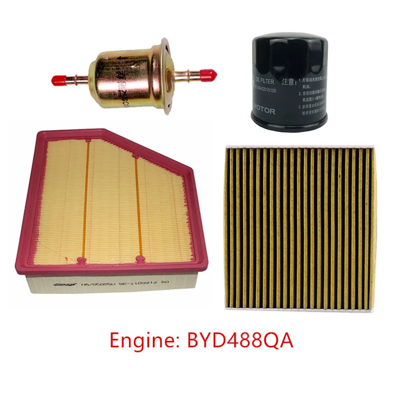 

Suitable For Byd M6/S6/1.5t/2.0l/2.4l/Air Filter, Oil Air Cabin Fuel Filter(Please Provide Vin)