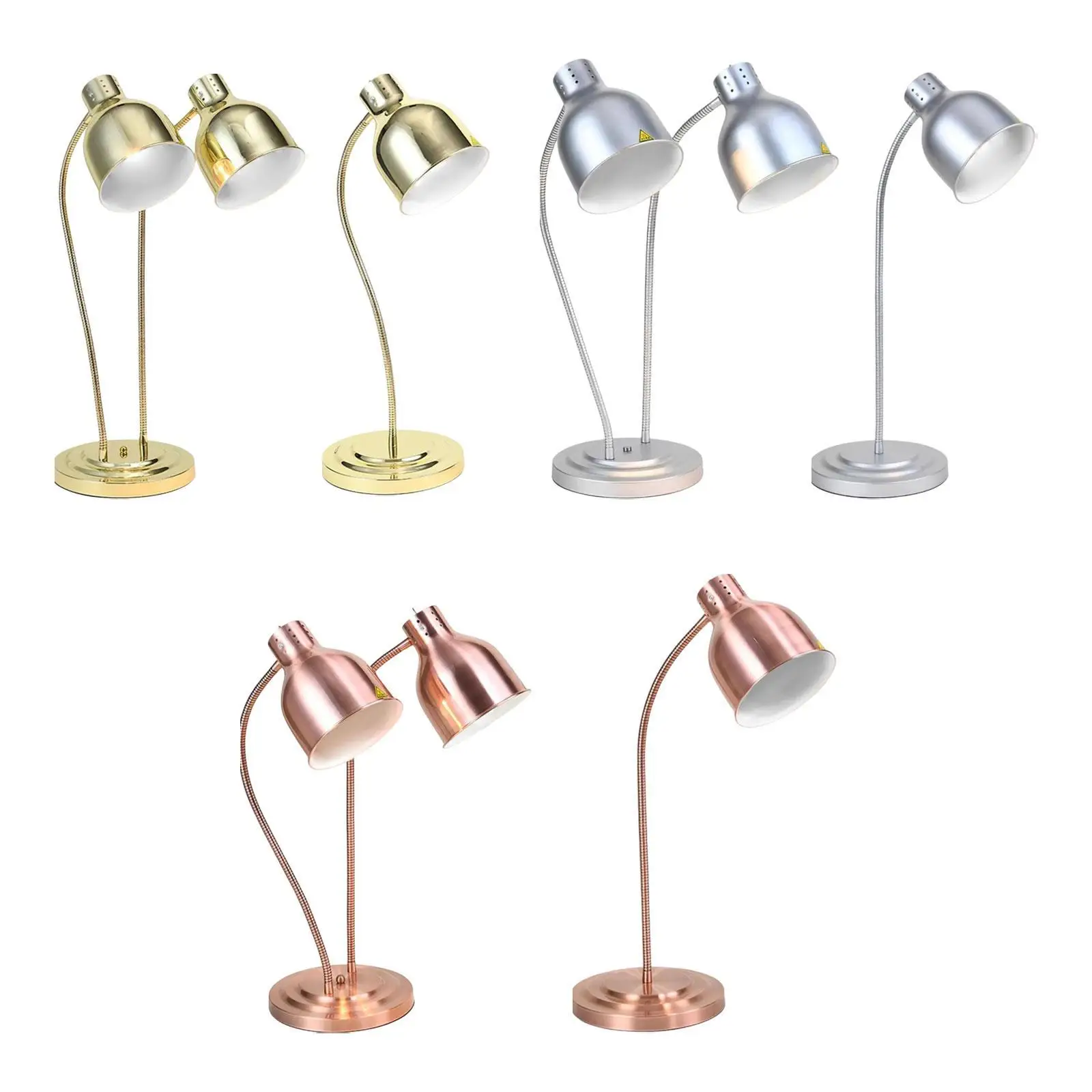 Food Heat Lamp Catering Heating Lamp without Bulbs Electric Heat for Food Catering for Kitchen Fried Cafeteria Chicken