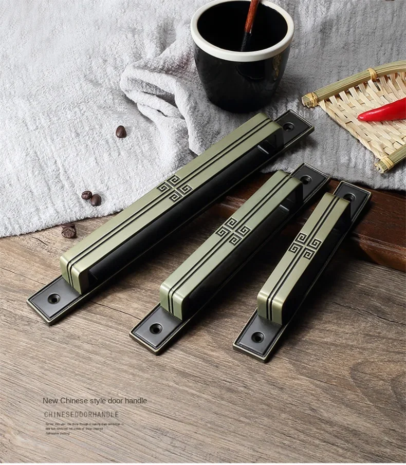 Description Picture 2 of itemNew Chinese Style Cabinet Pulls Zinc Alloy Furniture Handles Thickened Window and Drawer Knods Kitchen Cupboard Handles Hardware