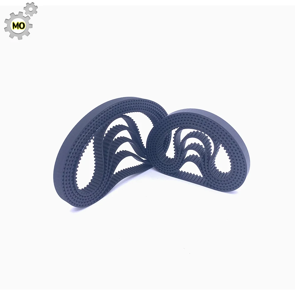 2GT 타이밍 벨트 길이 300 302 308 320 330 336 340 348 350 354 358 360 370 376 380 386mm 3D 프린터용 GT2 고무 폐쇄형 벨트