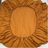 Bed Sheet Set 4 Piece 100% Pure Linen Bedding 1 Flat Sheet 1 Deep Pocket Fitted Sheet 2 Pillowcases Flax Sheets Set Bedding Set 6