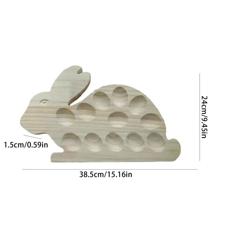 Easter Bunny Platter Bunny Shaped Snack Platters Easter Wooden Serving Charcuterie Boards Spring Decorative Snack Cheese Dish 6