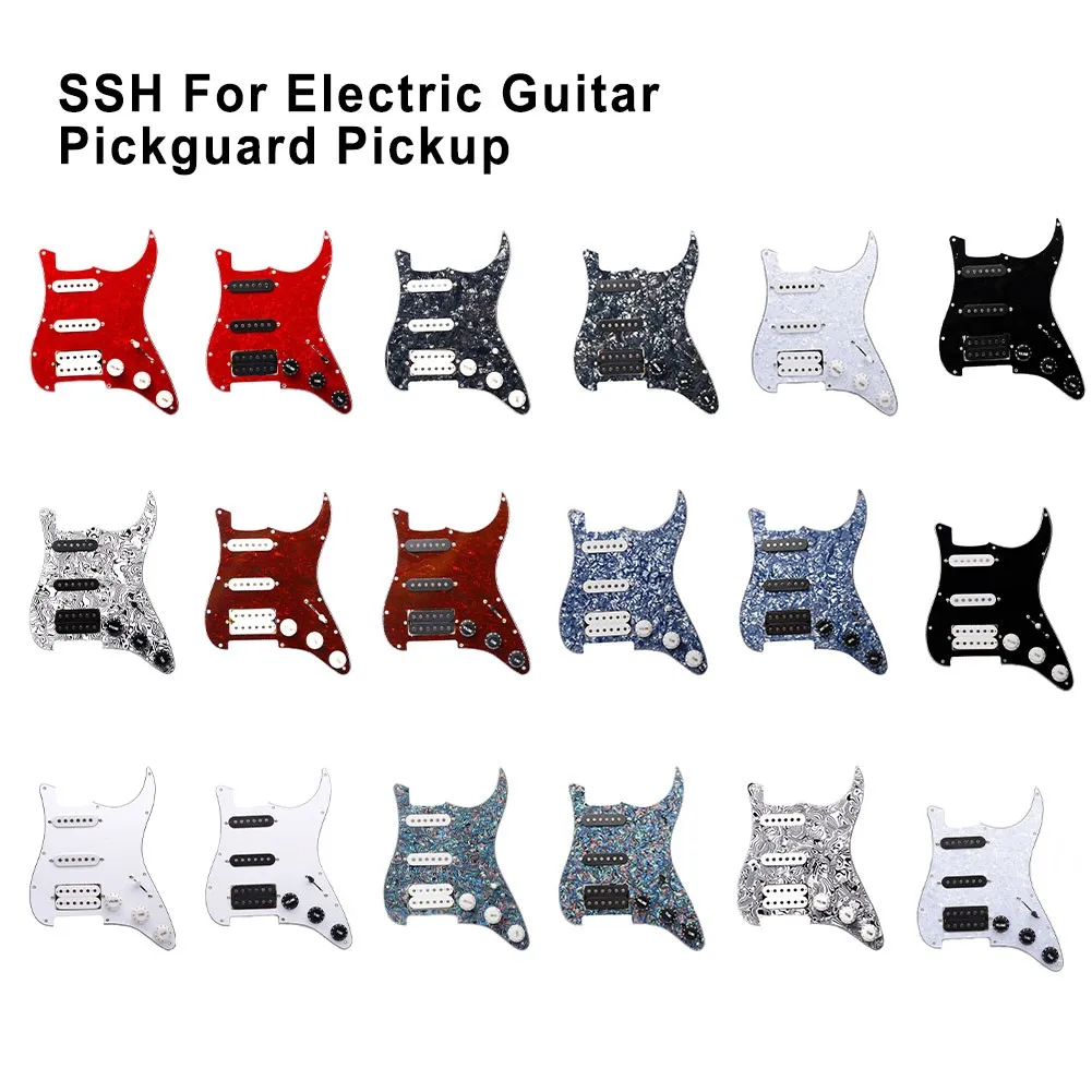 SSH Loaded Prewired Electric Guitar Pickguard Pickup For ST Replacement Musical Instruments Guitar Parts SSH Pickguard Set