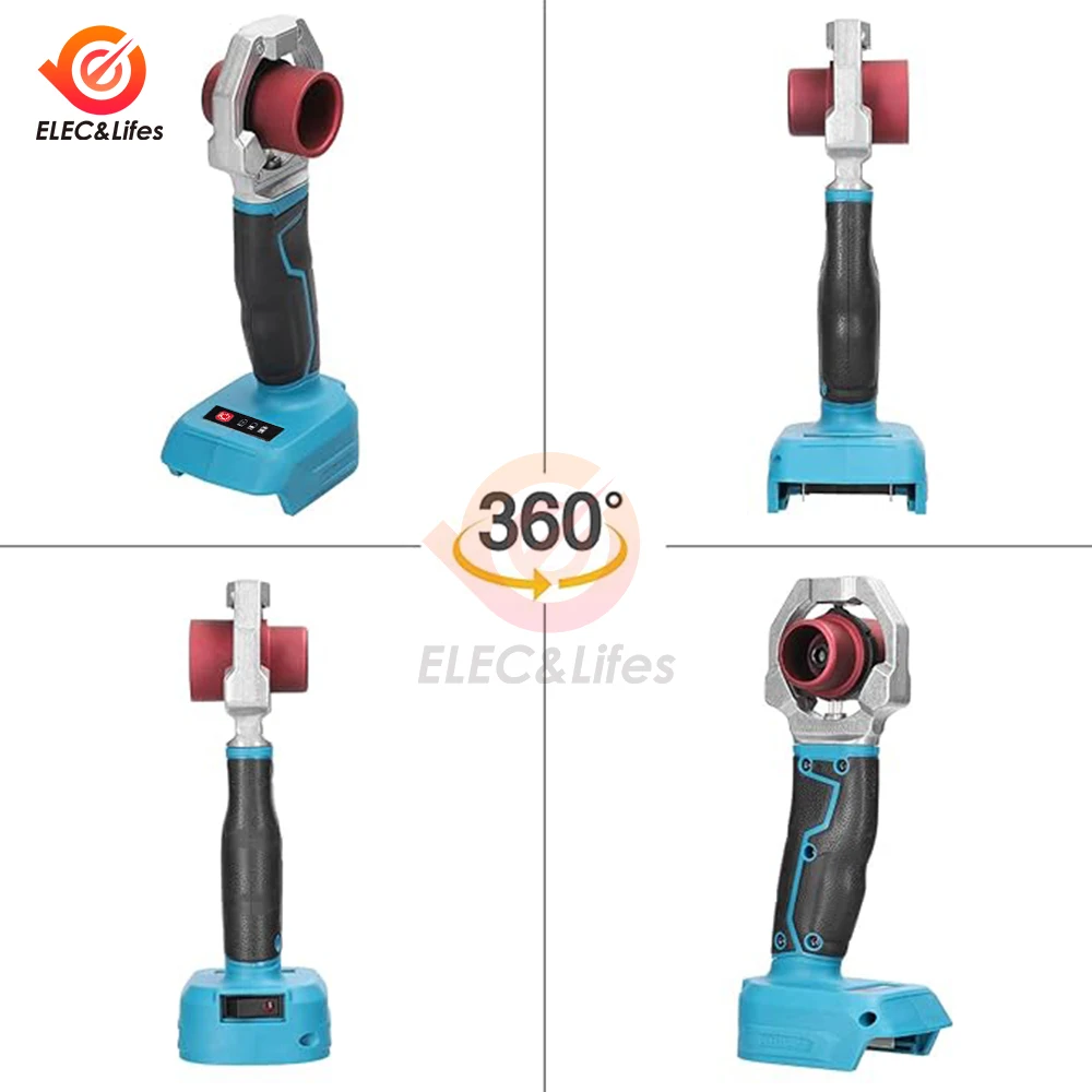 PPR Pipe Welding Machine Cordless Water Pipes Melting Device With 20/25/32mm Replacement Heads Fuse Machine for Makita Battery