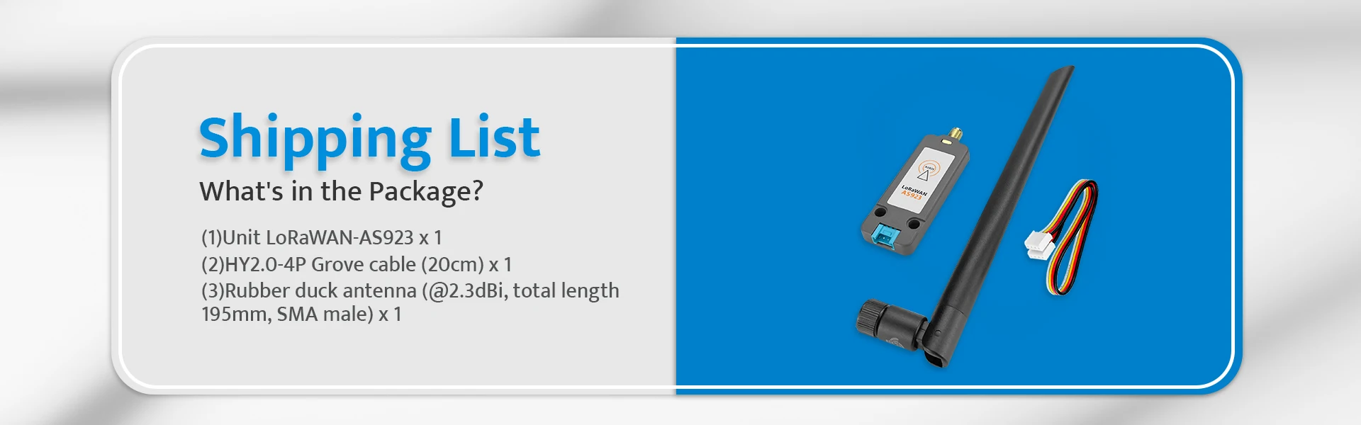 Official LoRaWAN Unit US915/EU868/AS923(STM32WLE5) with Antenna