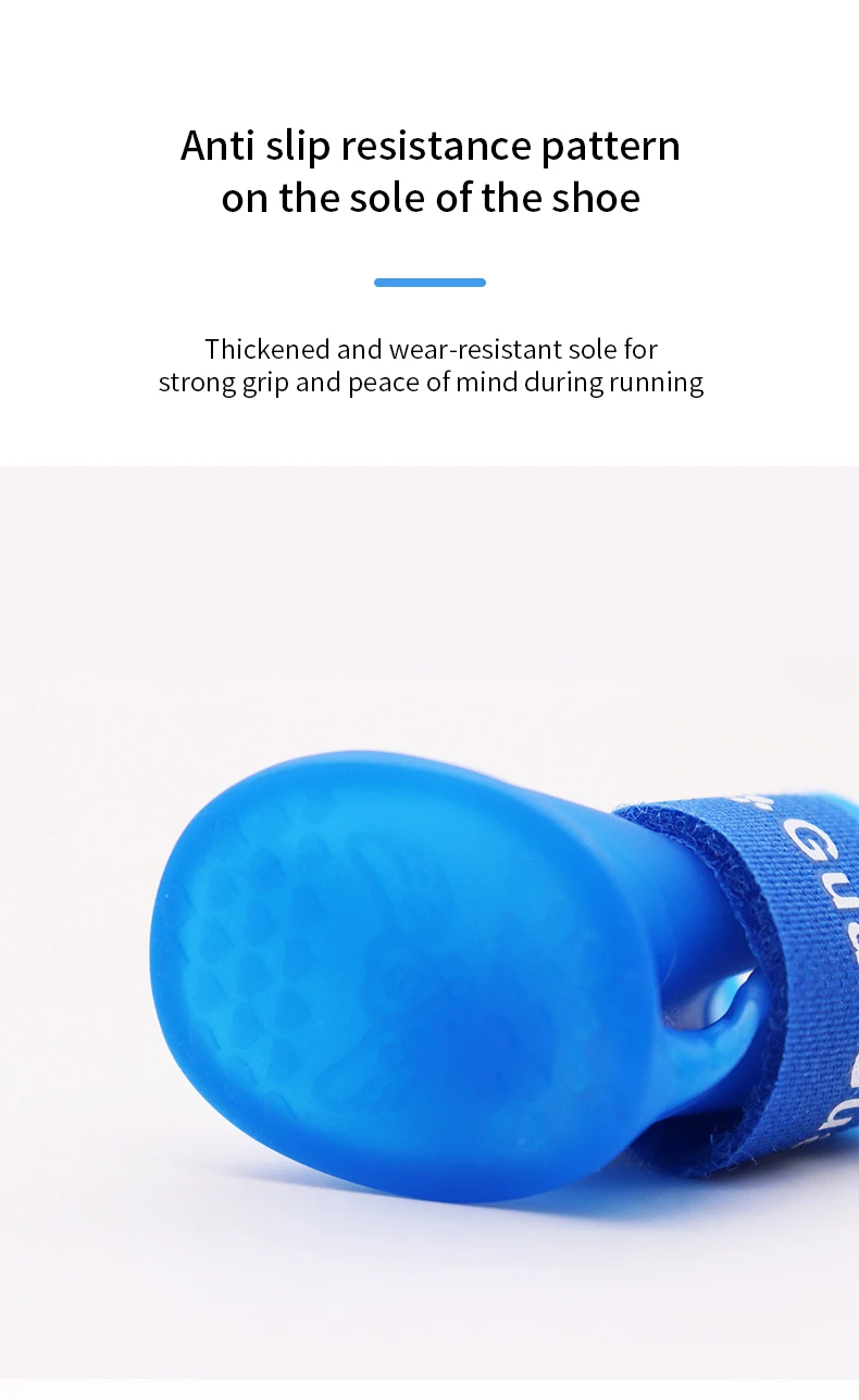 Title 1, 4Pcs Pet WaterProof Rainshoe Anti-slip Rubber B...