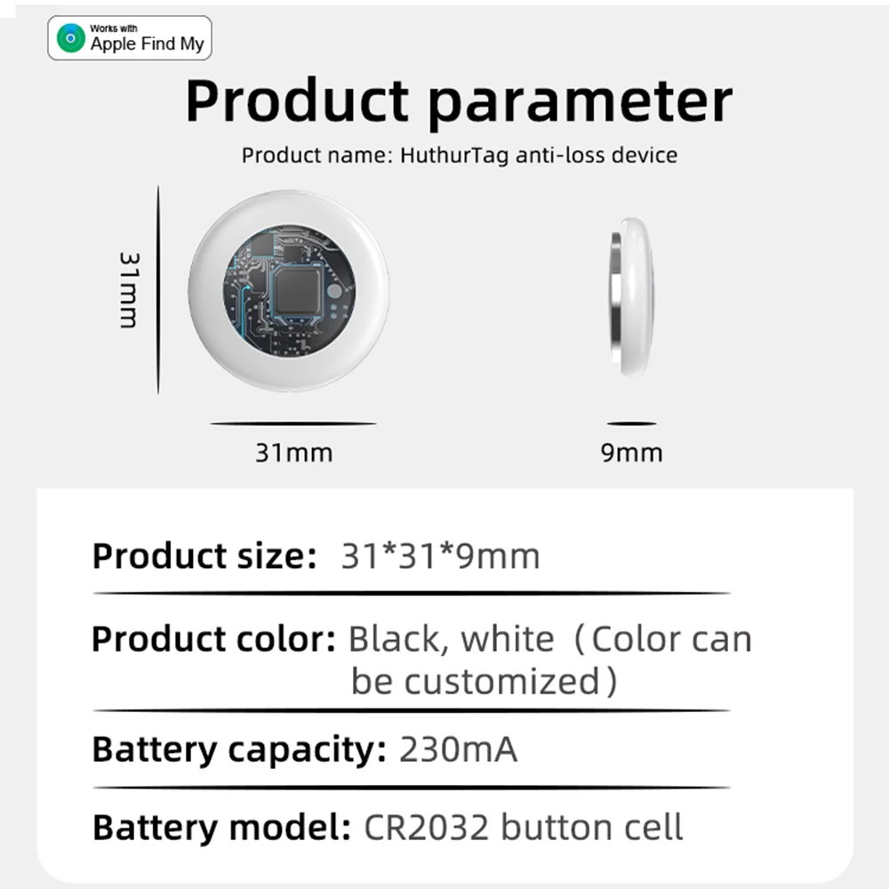 Bluetooth Tracker, Keys Finder and Item Tracker Tags MFI Certification for Car Keys and Phones Bags More Remote Control Find