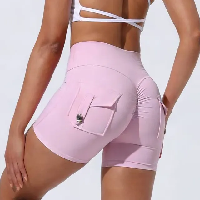 Leggings de sport 2026 pour femme avec poches, taille haute, effet push-up, pour yoga et entraînement, effet seconde peau, XP89