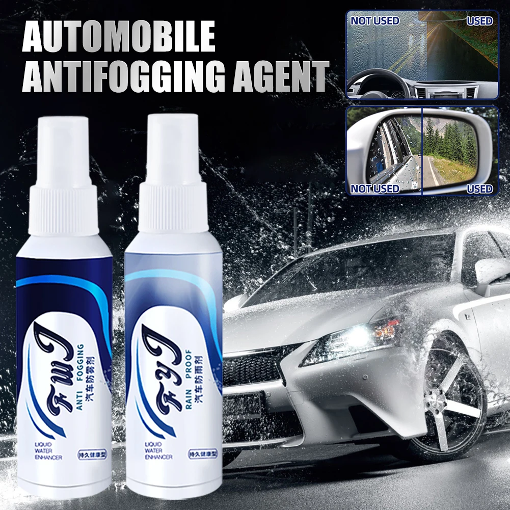 

120ml Car Glass Spray Agent Waterproof Rainproof Anti-fog Spray Car Windshield Glass Coating Rainproof Agent Auto Accessories