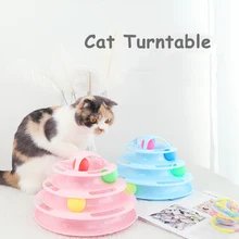 4 Levels Cat Toy Pet Cat Tower Amusement Plate Interactive Tracks Cat Intelligence Training Pet Products Cat Tunnel Toys