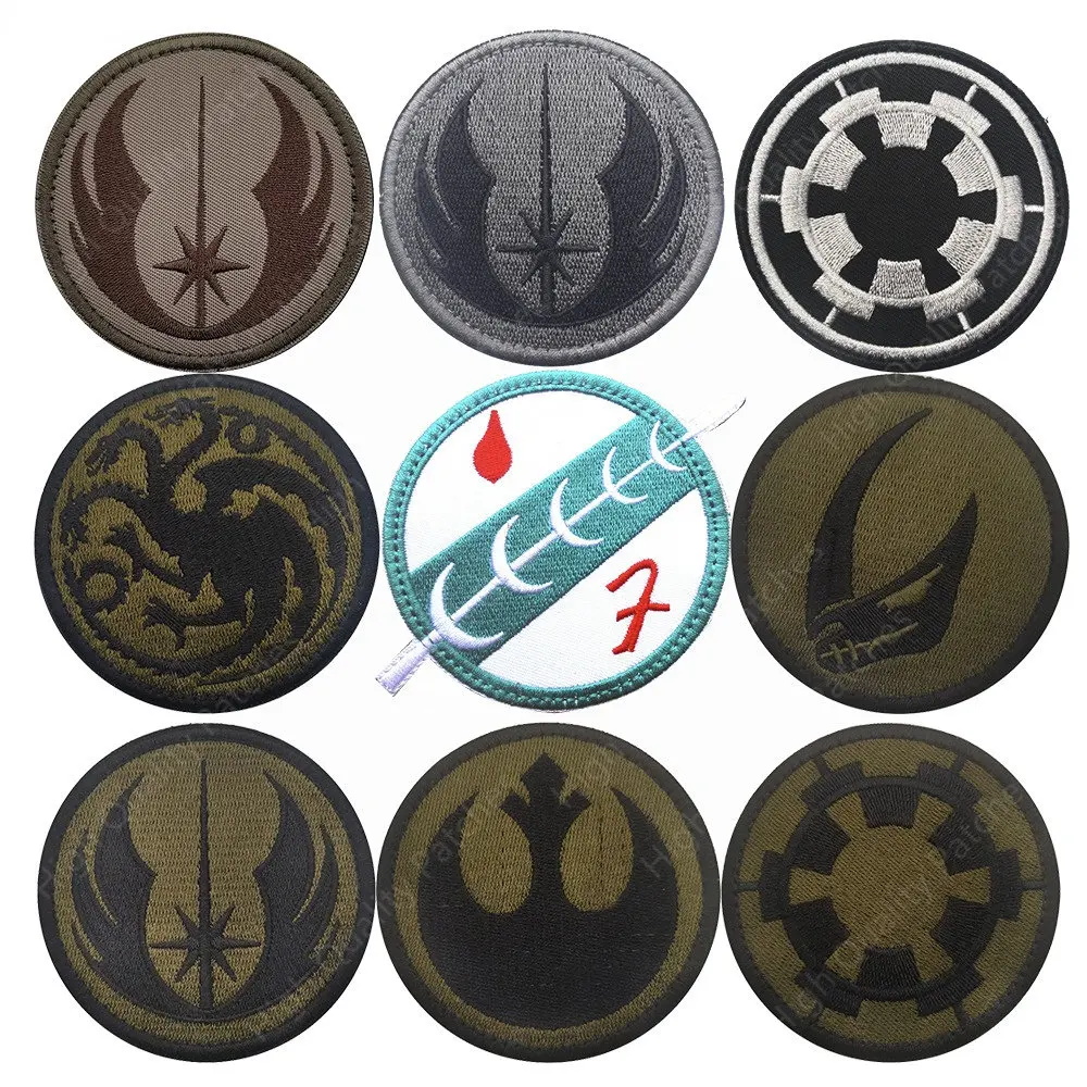 Disney Movie Star Wars PVC Patches for Clothing Embroidery Patch on Clothes  Badge Hook and Loop