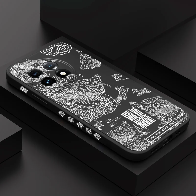 Flying Dragon Liquid Silicone Phone Case