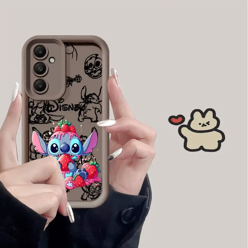 Cute Disney Stitch Case for Samsung Galaxy A24 A15 A54 A73 5G A25 A34 A13 A14 4G A23 A33 - Image 6