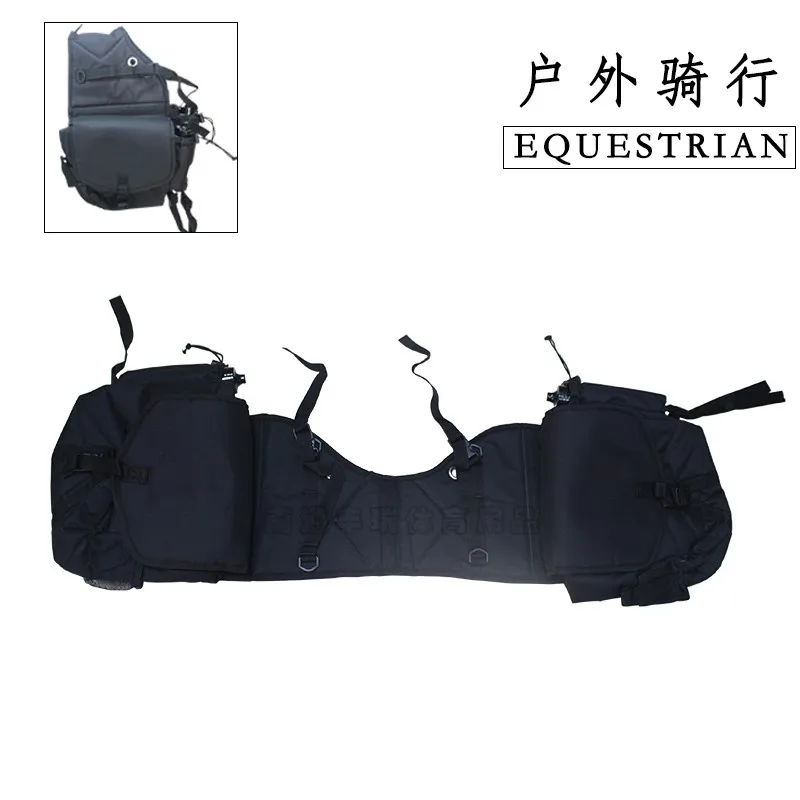 Saddle Bag Waterproof and Hard-Wearing Horse Riding Mini Item Outdoor Wild Riding Buggy Horse Harness Equestrian Sports Bag