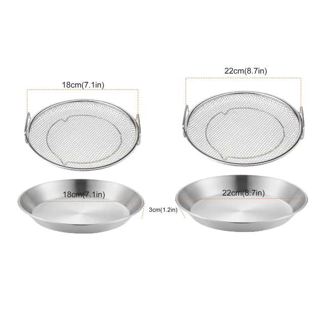 Colino Per Frittura In Acciaio Inossidabile - Cestello Per Friggere Patatine, Pollo E Verdure - Foto 8