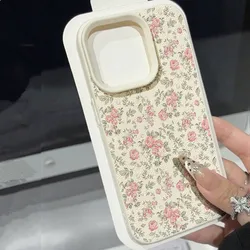 Charming Floral White Soft Phone Case - Classic TPU Cover for Redmi Note 13 5G (T12508 white)