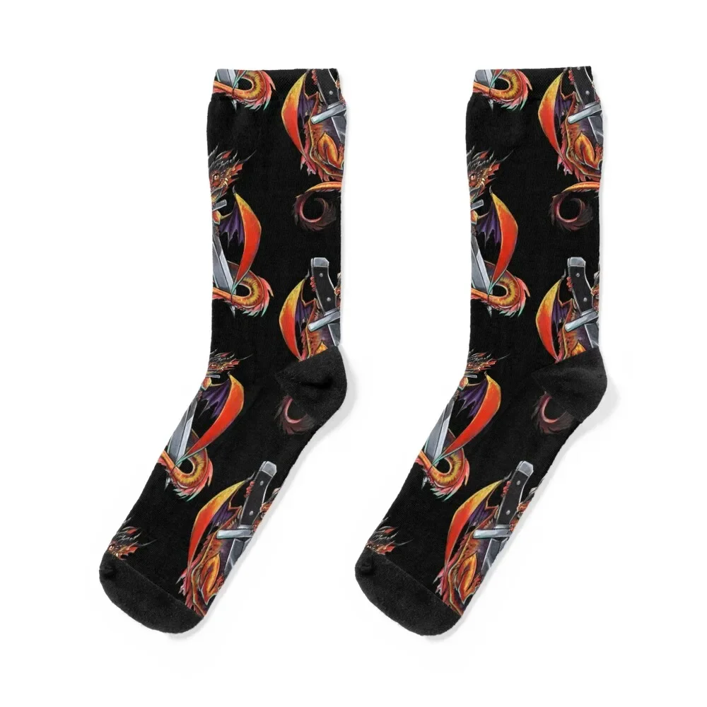 

Forge dragon Socks professional running new year Socks For Women Men's