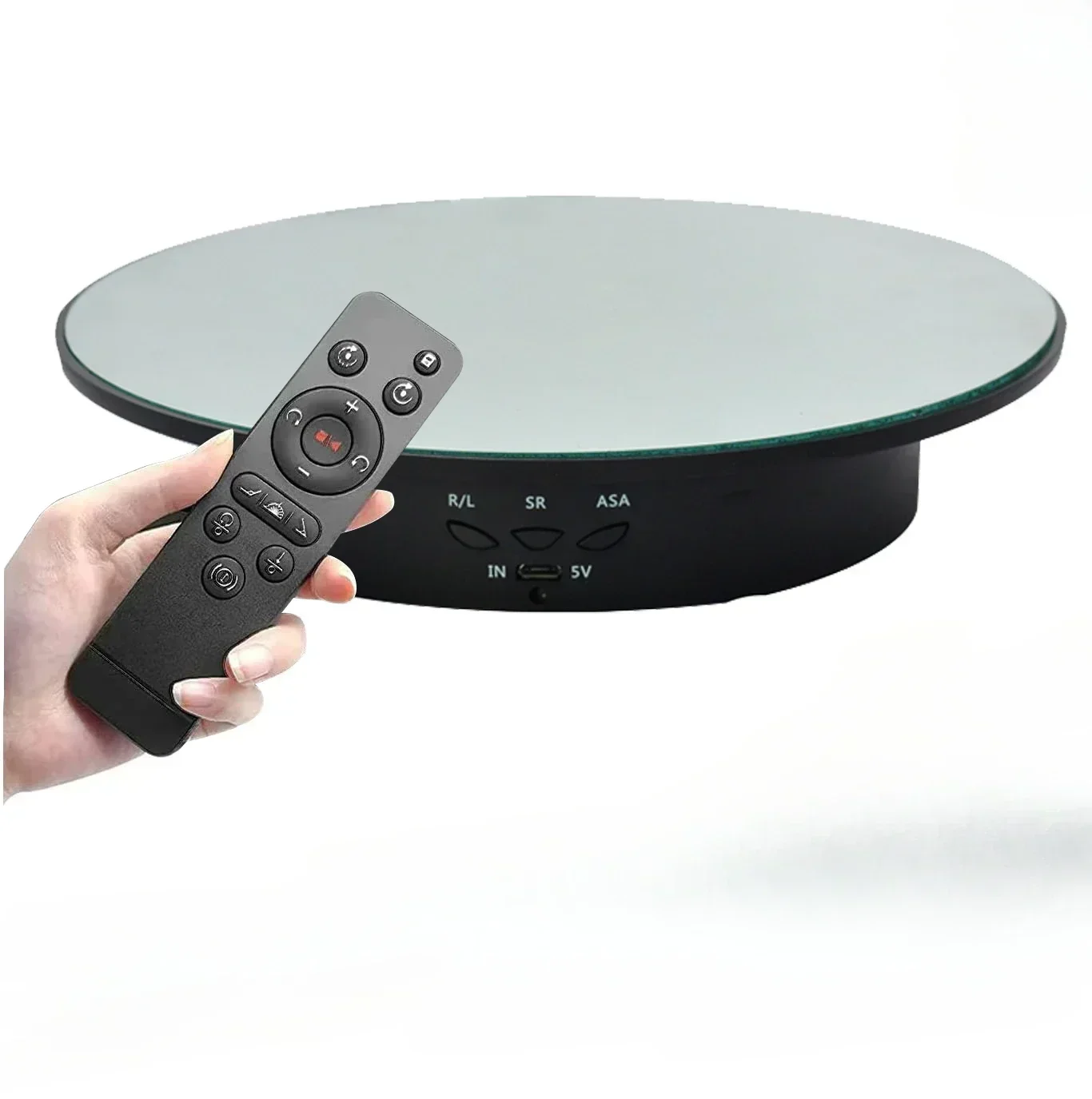 Motorised Rotating Carousel for Jewellery Display, Photography and Video, 360 Degrees, 3-position Adjustment 1