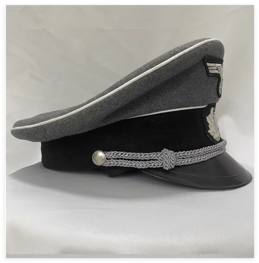 Film and Television Gray Woolen Costume Hat Cosplay German Large Eave Hat