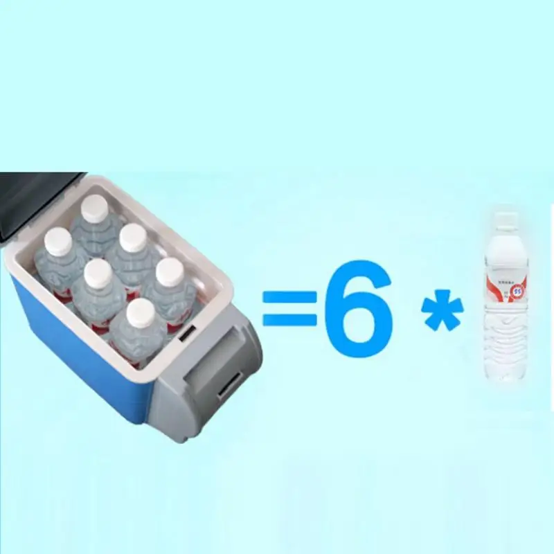 Portable refrigerator 7.5L Hot And Cold Double Use Car and Home Portable Refrigerator Cooler Warmer Outdoor Travelling Car Freezer Fridge