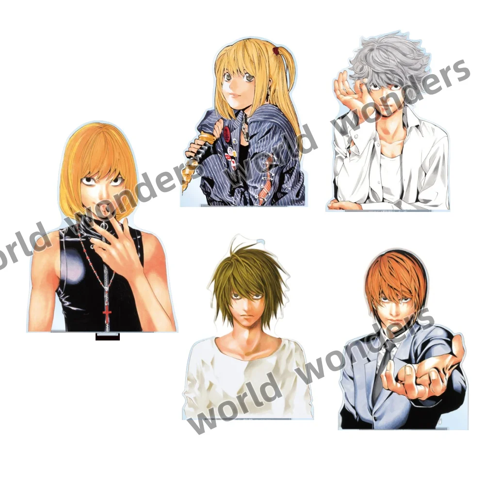 Death Note Acrylic Stand - Yagami Light & L Figurine Collectible Desk Ornament