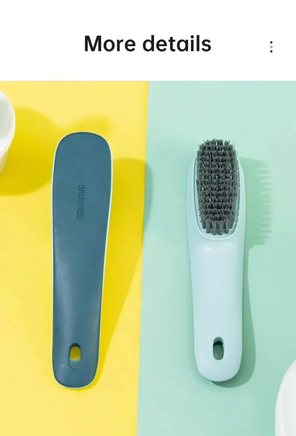 1pc Shoe Cleaning Brush Plastic Clothes Scrubbing Household Multi-functional Cleaning Tools Commercial Washing Brush Accessories