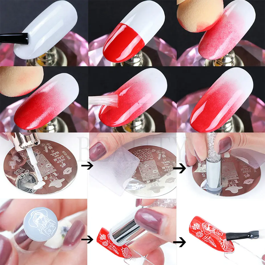 NEWSPARSH pr Soft Silicone Jelly Nail Stamper Tool Nail Art Stamper Kit for  French Nail - Price in India, Buy NEWSPARSH pr Soft Silicone Jelly Nail  Stamper Tool Nail Art Stamper Kit