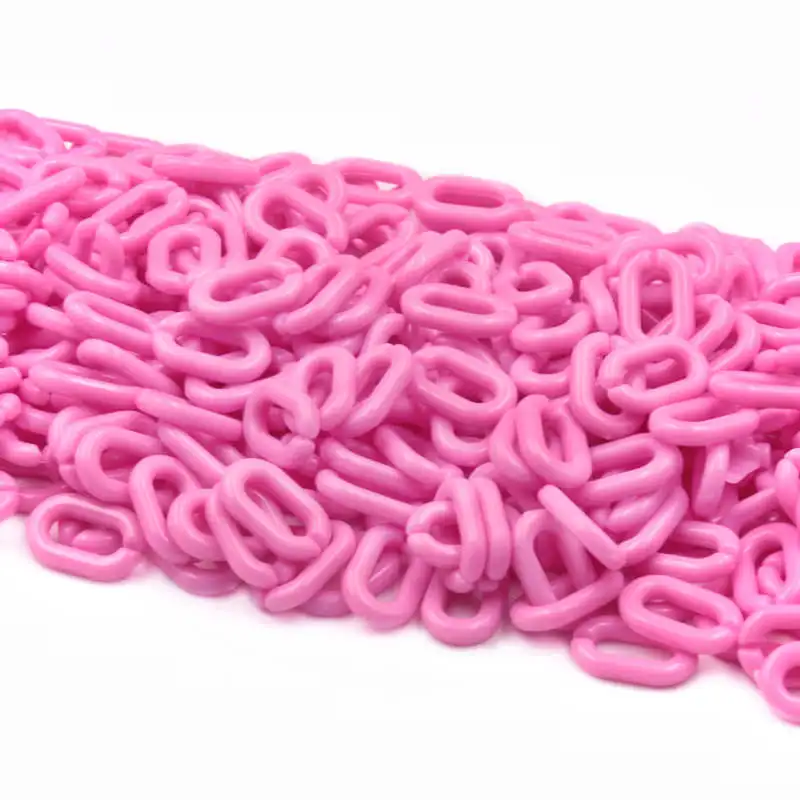 50-250pcs/Pack Acrylic Chain Buckle Large Hole Hook DIY Decoration Clothing Hat Handmade Necklace Bracelet Gift Crafts Material Jewelry Making Supplies Craft Supplies