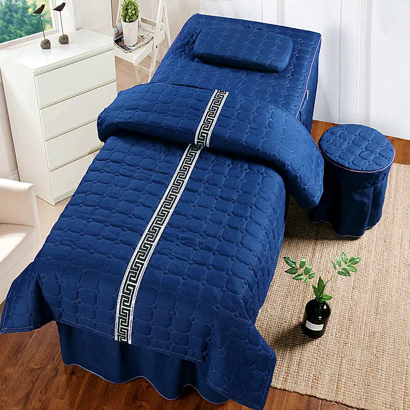 

Beauty Salon SPA Bedcover Bed Sheet Massage Bed Mattress with Hole Skin-Friendly Bedspread