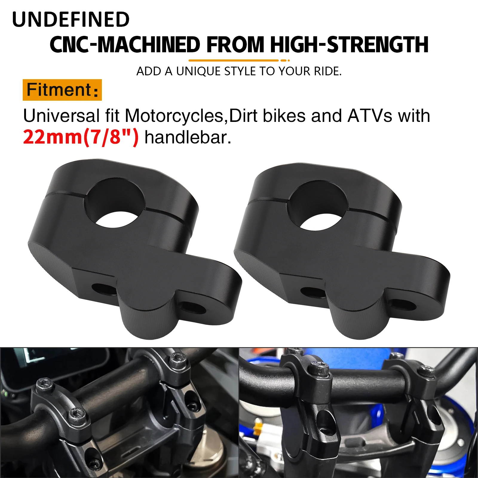 Motorcycle 22mm 25mm 28mm Handlebar Risers Extension Back Moved Riser for BMW Honda Yamaha Suzuki Kawasaki Ducati Triumph ATVs 3 Motorcycle 22mm 25mm 28mm Handlebar Risers Extension Back Moved Riser for BMW Honda Yamaha Suzuki Kawasaki Ducati Triumph ATVs 3