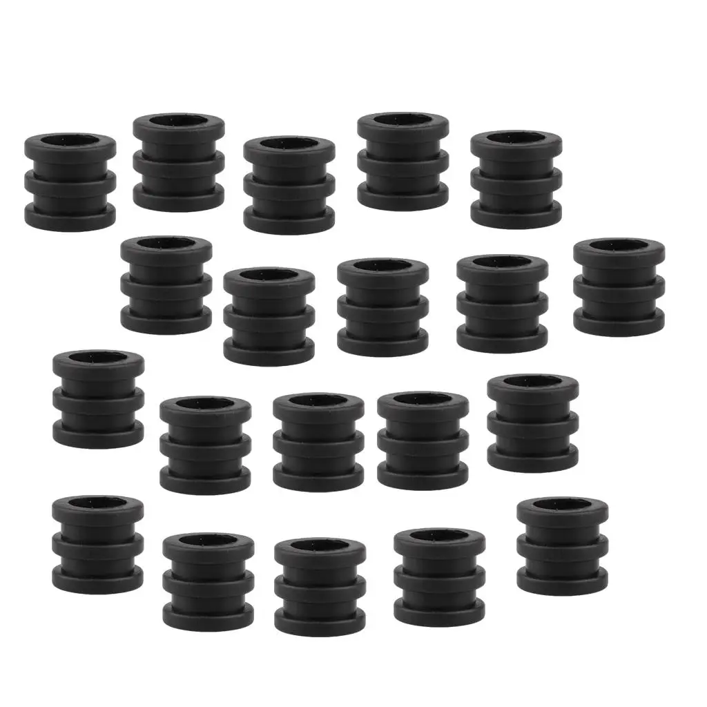 20 Pieces 16mm Foosball Rod Bumper er for Standard Fussball Table Soccer