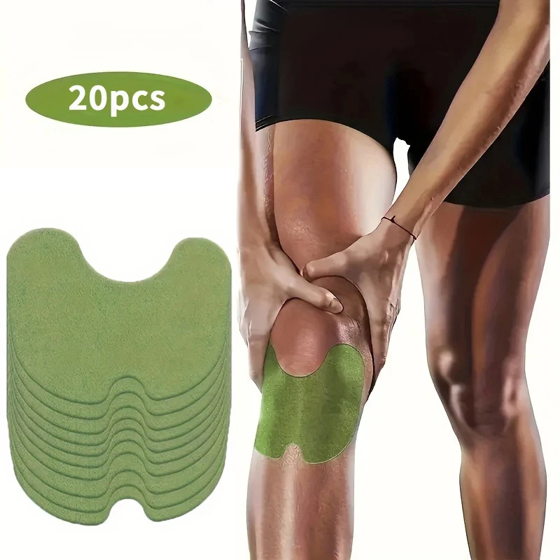 Mugwort Patches Knee Patch Joint Pain Relief Plaster Analgesic Self-heating Herb Sticker Rheumatoid Arthritis Patches 20pcs foot care patches