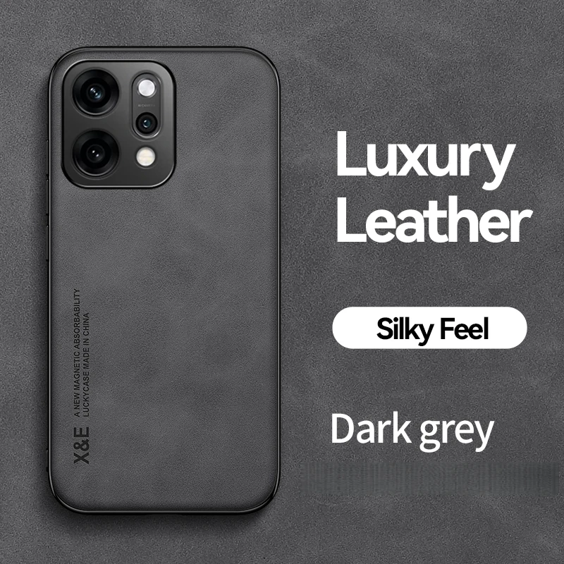Luxury Leather Magnetic Holder Phone Case - Shockproof and Elegant Cover