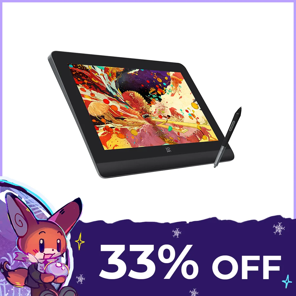 Xppen Artist Pro 14 (Gen 2) Monitor Per Tablet Con Penna Grafica X3 Pro 16K Pressione 99% Srgb Con 1920X1080 Per Windows Mac Android