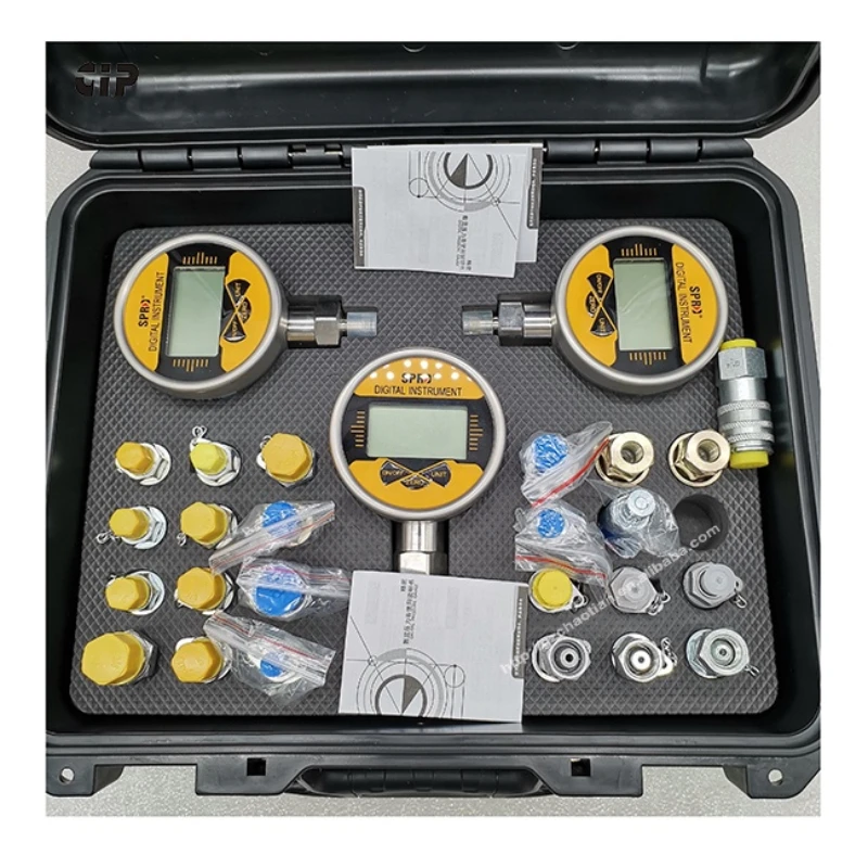 

HIgh quality Excavator Test Kit Hydraulic Pressure Gauges with 3 for sale