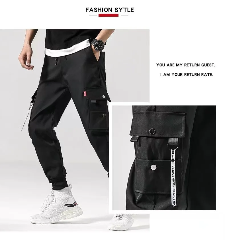Description Picture 3 of itemAmerican work pants leggings, men's spring/summer Harlan pants, men's loose oversized casual pants