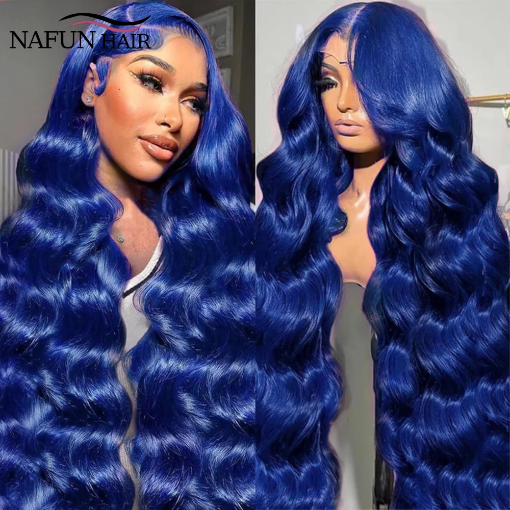 Vibrant Navy Blue Wig Photo Concept Vibrant Navy Blue Wig Photo Concept