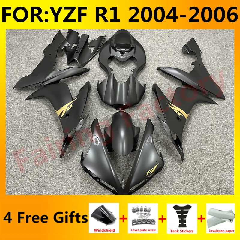 

NEW ABS Motorcycle Injection full Fairing Kit fit For YZF R1 2004 2005 2006 YFZ-R1 04 05 06 Bodywork Fairings kit set black