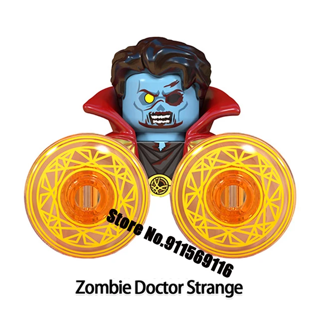 Disney Doctor Strange Scarlet Witch Moon Knight Wong Building Block Dormammu Hulk Ultron Carter Professor X Brick America Chaves M-WM2296