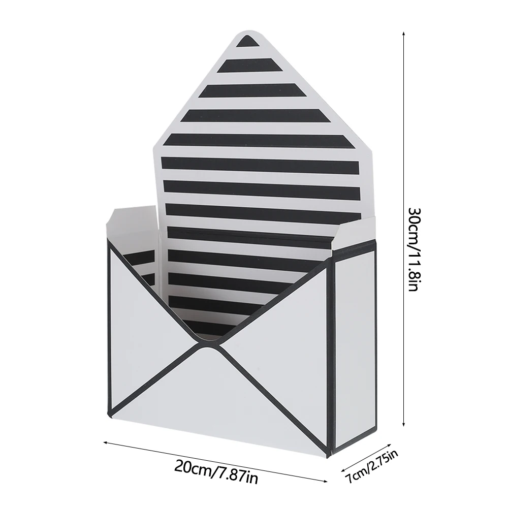 Creative Envelope Folding Flower Florist Bouquet Storage Box Party Valentine's Day Lining Envelopes Wedding Invitation Envelope envelope storage box