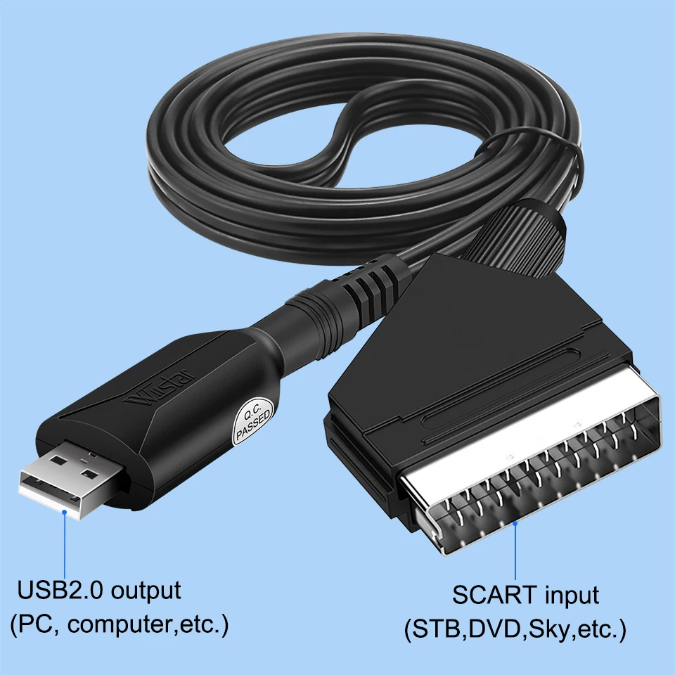 USB 2.0  ĸó ī SCART-USB  VHS DVD DVR SCART -USB2.0 ĸó ī   ĸó Easy Cap