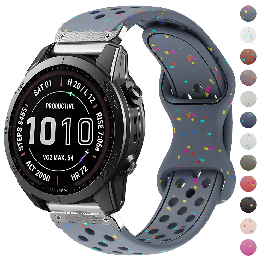 22mm 26mm Quick Fit Titanium Band for Garmin Fenix ​​8 E 7 7X/Epix Pro 47mm 51mm/TACTIX 7/Enduro 3 Band(Silver,22mm(7/6/5