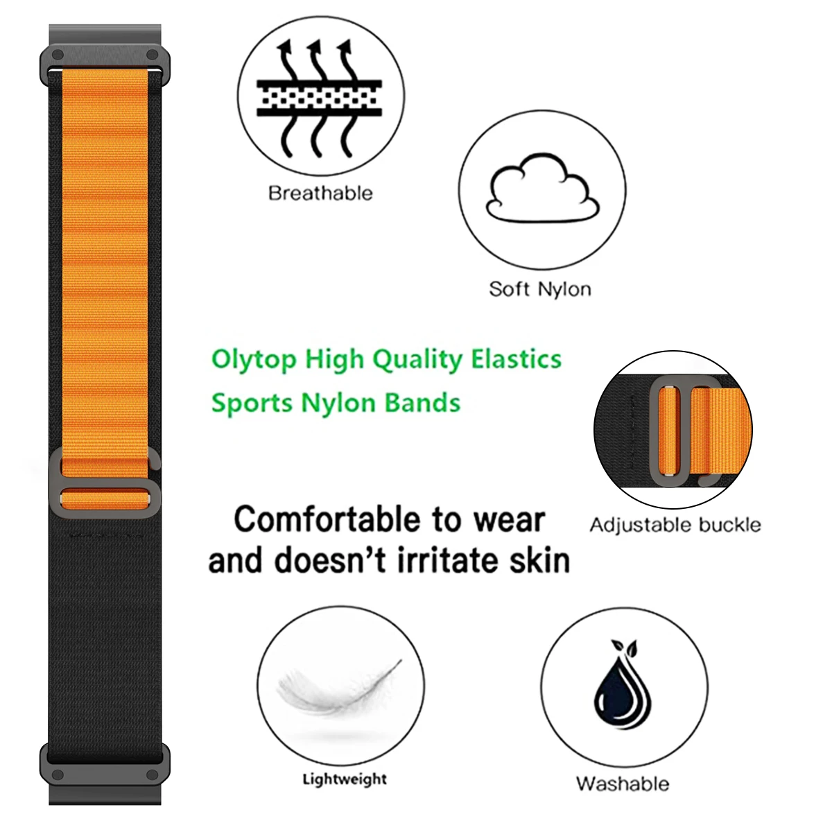 Premium Nylon Quick Release Watch Strap