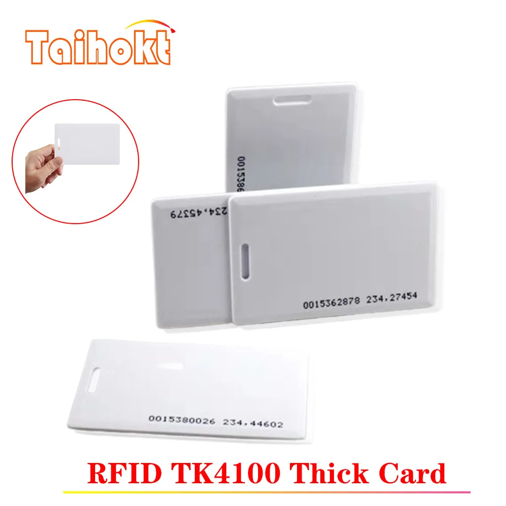 

5/10PCS TK4100 Read Only Token 125Khz Access Control Badge EM4100 Smart Chip 1.8MM Card RFID Induction Key